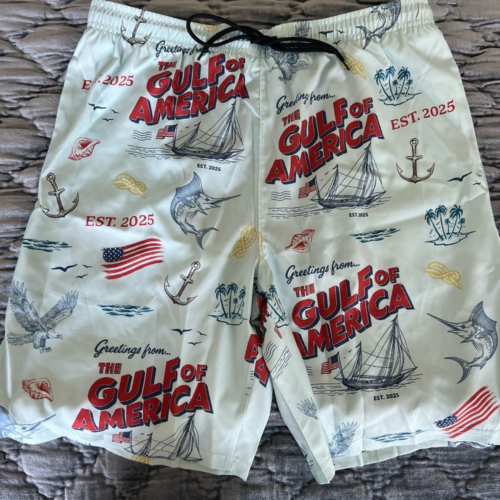Gulf of America Men's Swim Shorts - Cream